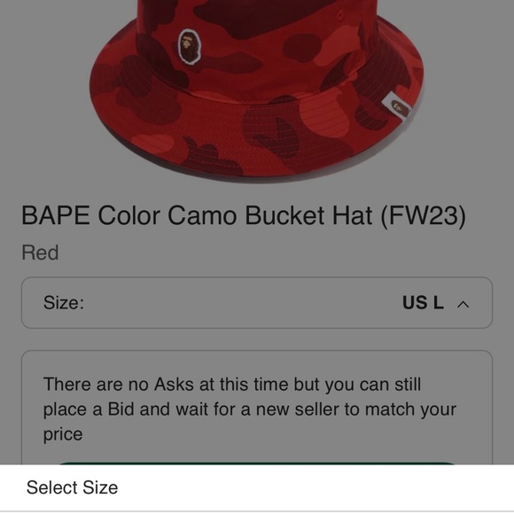 BAPE Color Camo Bucket Hat (FW23) - Picture 6 of 7
